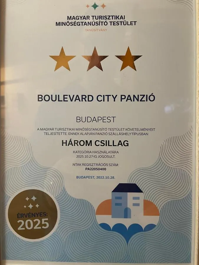 Boulevard City Panzio - Self Check-In Budapest